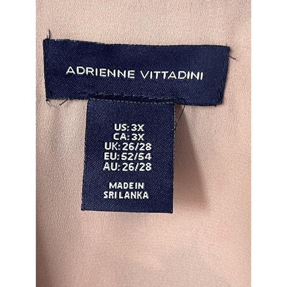 Adrienne Vittadini Women's 3X Black Floral Open Front Kimono Sleeve Oversized - Picture 2 of 8